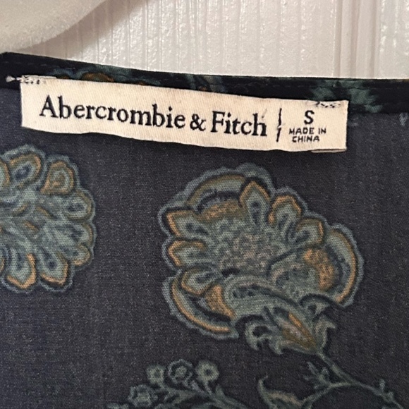 Abercrombie & Fitch Floral Wrap Mini Dress Women’s Small - Picture 4 of 6